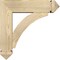 Ekena Millwork Thorton Arts and Crafts Rough Sawn Bracket w/ Offset Brace, Douglas Fir, 6"W x 20"D x 20"H BKT0604X20X20THR03RDF - alternate 2